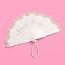 xo, Fetti Bride to Be Fan Pearl | Bachelorette Party Decorations, Bridal Shower Accessories, Ivory Wearable, White, Beach Wedding, Gift