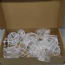 1/2" Fire Sprinkler Head Cage Guard (12 Pack, White, Steel, Wall Mount)