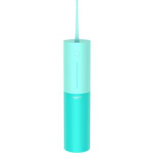 Powerful Cordless Water Flosser for Healthy Gums Rechargeable Dental Oral Irrigator for Daily Cleaning of Sensitive Gums, Orthodontic Braces or Tonsils to Help Prevent Infections and Bad Breath, Blue