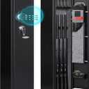 KAER 2-Gun Safes for Home Rifle and Pistols Electronic Gun Security Cabinet Quick Access Gun Rifle Gun Security Cabinet Safes Gun Cabinet for Shotguns with Built-in Removable Storage Shelf-1.73