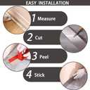 Lunghaa Metal Kick Plate, Self-Adhesive Kickplate, Baseboard Molding Trim, Anti-Scratch Base Cover for Wall, Door, Kitchen Cupboard Protection (9.8FT x 3.9IN, Brushed Silver)