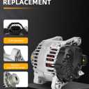 OCPTY Alternators Alternator for Hyundai for Sonata 2010-2013,for Kia for Optima 2011 2012 2013,12V 100AMP 1-Groove Pulley Replaces 11491 37300-2G150