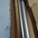 Modern Double Curtain Rods, Matte Nickel Curtain Rod 72-144 Inch Length Drapery Rods with Simple Decorative End Caps 1 Inch Front and 5/8 Inch Diameter Back Dual Curtain Rod Telescoping Window Rods