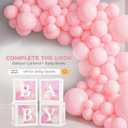 2 x Balloon Garland Arch Kit  146 Pcs Light Pink Balloons for Baby Shower, Birthday, Gender Reveal, Wedding Party  DIY Kit by Vellax
