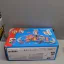 Kids Toys for 3 4 5 6 Years Old Boys, 29.5'' Large City Action Toddler Playset with Lights and Sounds, Police & Fire Station Transform Track Toy with 4 Cars, Helicopter, Walkie-Talkie, Gifts for Boy Girl