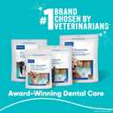 Virbac C.E.T. Enzymatic Oral Hygiene Chews for Dogs, X Small - Plaque & Tartar Control - Single Layer Beefhide with Exclusive Dual-Enzyme System & Tasty Chicken Flavor - Easy to Give Dog Dental Chew