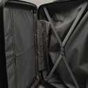 Amazon Basics 30" Hardside Large Checked Luggage, Hardshell Suitcase With Four Multi-directional Wheels, Expandable For Up to 15% More Space, Scratch-Resistant Shell, Black