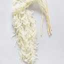 Generic Preserved Amaranthus Hanging Flowers, 32-40 inch, 4-6 Stems, Wedding, Event and Home Decor, White