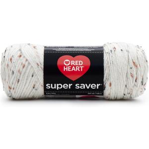 4 x RED HEART Super Saver Yarn, Aran Fleck