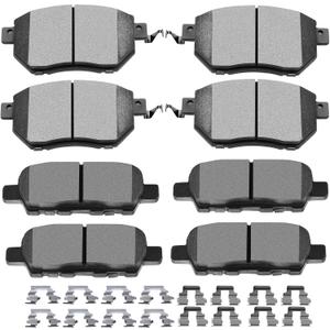 Ceramic Brake Pads Kits,SCITOO 8pcs Brakes Pads Set fit for 2009-2012 for Nissan Murano