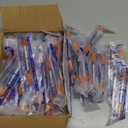 0.5ml Syringe with Cap, 31G 1/4" 6mm 1/2cc Syringes, Disposable Individual Package, Pack of 100