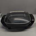 Toastmaster 12" Nonstick Electric Skillet - Deep Skillet Appliance with Glass Lid - Multipurpose Kitchen Cookware for Breakfast & More