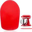 Mixer Slider Compatible with 4.5-5 QT Kitchen Aid Stand Mixers, Kitchen Countertop Storage Mover Sliding Caddy Mixer Slider Mat for Kitchen Aid Stand Mixer Accessories Attachment (Pine Wood - Red)