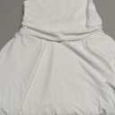 Bnycuml Girl's Summer Dress Crew Neck Sleeveless Ruffle A-Line Swing Dresses for(White,140) 5-6 Years