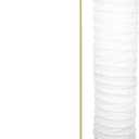 Uonlytech Paper Floor Lamp Shade, Simple Paper Lampshade Classic Japanese Light Bulb Cage Light Cover Accessories for Home Bedroom Floor Lamps, White