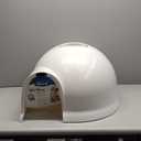 Petmate Booda Clean Step Cat Litter Box Dome (Made in the USA with 95% Recycled Materials)- Pearl White, Made in USA