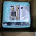 AIRMSEN Portable Countertop Dishwashers, 5 Washing Programs Mini Dishwashers with 5 L Built-in Water Tank and Double-layered Glass Door, No Hookup Needed for Home, Apartments & RVs (Green)