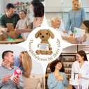 AceThrills Positive Crochet Animal, Dachshund Gifts for Women, Funny Handmade Emotional Support Best Friends Christmas Birthday Graduation Gifts for Women Men Dachshund Decor