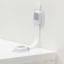 YEYA No Drill Anti tip Furniture Adjustable Straps Wall Anchors for Baby proofing with Strong 3M Adhesive Backing (Upgraded 2P)