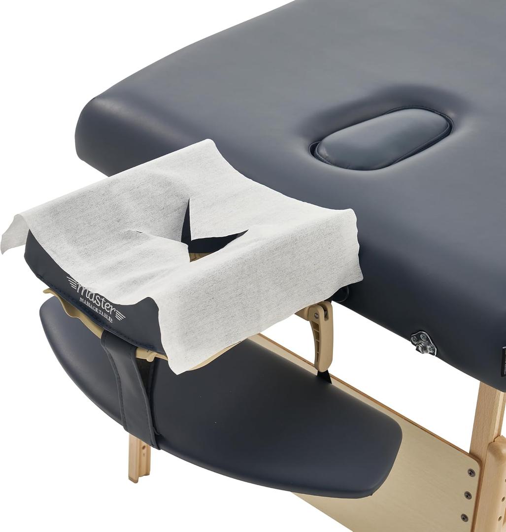 Master Massage Disposable Breathing Space Cover (pack Of 100) for Massage Table, white