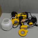 Paint Sprayer, 700W HVLP High Power Electric Spray Paint Gun with 40 Fl Oz Container, Adjustable Spray Width, 4 Nozzles & 3 Patterns, Easy to Clean, for Furniture, House, Fence, Walls, Etc. (Yellow)