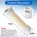 Pool Salt Cell Bypass Dummy Cells Compatible with Hayward T-Cell Salt Systems, Salts Cells Bypass Pipe Extend The Life of Pool Salts Chlorine Generator System, Winter Protection Dummy Bypasss Pipe