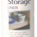 Magic Cover Non-Adhesive Vinyl Shelf and Storage Liner Ideal for Wired Shelving, 18-Inches by 4-Feet, Clear Ribbed