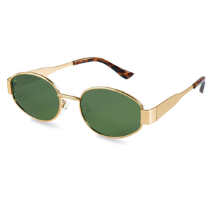 livho 2025 Trendy Oval Sunglasses - Stylish Polarized Shades for Everyday - Retro Metal Frames