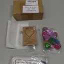 Motiskyy 24 Set Pocket Hug Token Bulk Heart Shape Stones with Hug Card Organza Bag Greeting Keepsake Exchange Relationship Card for Friend Family Colleague Back to School Gifts Celebration of Life