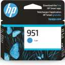 HP 951 Cyan Ink Cartridge for HP Printers | Works with Printer Series: OfficeJet 8600, Pro 251dw, 276dw, 8100, 8610, 8620, 8630 | Eligible for Instant Ink | CN050AN