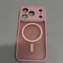 MOCCA Magnetic for iPhone 17 Pro Case, (Compatible with Magsafe) (16FT Military Grade Protection) Full Camera Protection Anti-Fingerprint Slim Translucent Matte Phone Cover 6.3",Pink