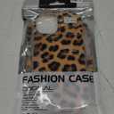 J.west Compatible with iPhone 15 Case, Phone Case iPhone 15, Soft Glossy Vintage Leopard Print Animal Design Shockproof Women Girl Protective Case Phone Cover for iPhone 15 6.1" Classic Cheetah