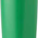 Owala SmoothSip Slider Insulated Stainless Steel Coffee Tumbler, Reusable Iced Coffee Cup, Hot Coffee Travel Mug, BPA Free 20 oz, Grey/Green (Sour Apple)
