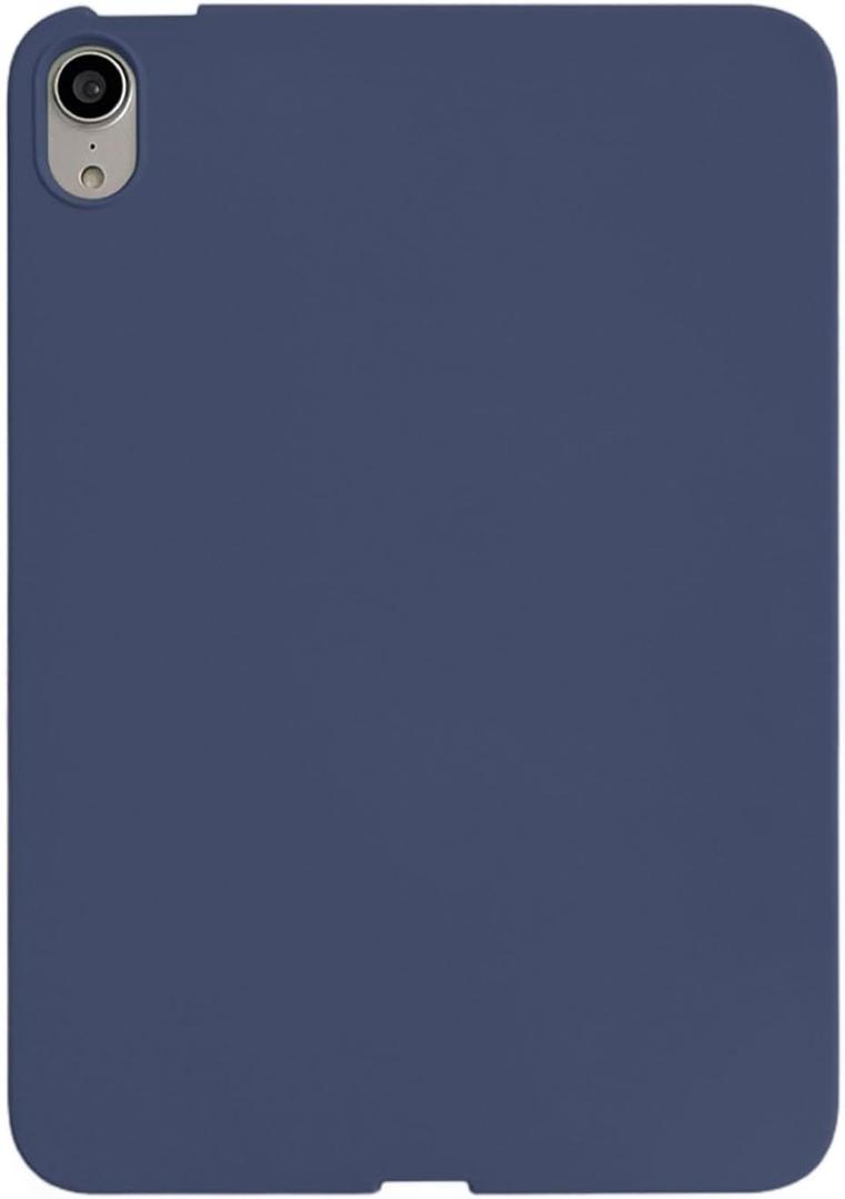 Case for iPad mini 7 (A17 Pro) 2024 & iPad mini 6 (2021) 8.3-inch,Slim Lightweight Soft TPU Back Shockproof Cover Flexible Silicone Rubber Shell for iPad mini 7th/6th Generation, Darkblue