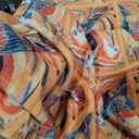 Boho Large Throw Blanket, 100% Organic Muslin Cotton Breathable Soft Bed Throw 38"×28"
