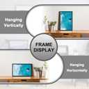Black 16x24 Picture Frame Lightweight yet Durable Frame Wall Hanging