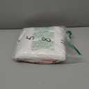 Chumia Baby Monthly Milestone Blanket for Baby Girl 59"x39" Floral Photo Prop Age Milestone Blanket with 2 Felt Floral Wreath Frame(Pink,Flower)