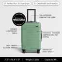 Away The Carry-On Luggage, 22-inch Lightweight Hardside Spinner Suitcase, Standard