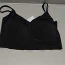 True & Co Women's True Body Lift Triangle Adjustable Strap Bra ((Medium) 34-36A/D, Black)