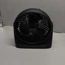 Air Circulator Fan, Desk Fan for Bedroom, Home and Office, With 90-Degree Tilt Head, 3 Speed Settings, Lightweight (3 LBS), 35 Watts, Black, 11.1"W x 6.3"D x 10.9"H