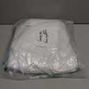 NICETOWN Room Darkneing Kitchen Curtain 45 inches Long - 50% Blackout Thermal Insulated Solid Grommet Sound & Light Blocking Drape Window Treatment for Bedroom (White, 1 Panel, W52 x L45)