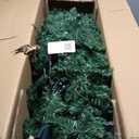 7.5ft Pre-Lit Hinged Pencil Christmas Tree 350 White Lights