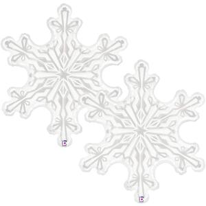 Snowflake Balloon Party Decoration (2Birthday Party, Wedding, Baby Shower Decoration