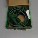 25FT Long Green Extension Cord 3 Outlets for Christmas Inflatables Blow Ups Yard Outdoor Outside Decorations Extension Cords with Multiple Outlets Plugs Cover Splitter Waterproof for Christmas Lights