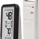 AcuRite 02043 Digital Thermometer with Indoor/Outdoor Temperature,Black