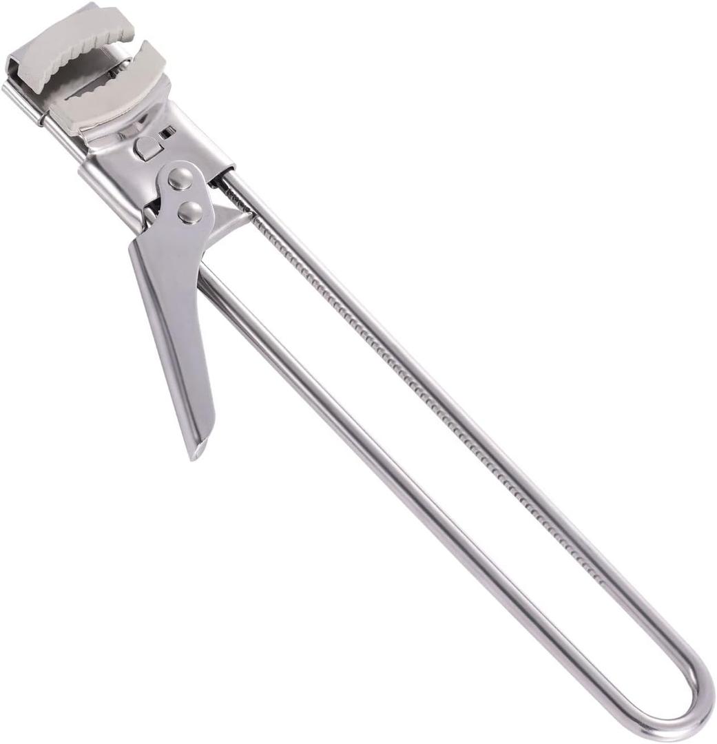 2 x Jar Opener, Adjustable Jar Lid Opener Multifunctional Can Opener Stainless Steel Can Opener Manual Glass Jar Opener Bottle Opener Easy Jar Opener for Seniors Kitchen Gadgets