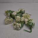 Sumind 16 Bundles Peonies Artificial Flowers Bulk Wedding Silk Faux Flowers with Stems Faux Peony Wedding Bouquets for Bride Florals Arrangements Decor for Table Centerpiece Vase Decoration(White)