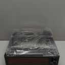 Vinyl Record Players Vintage Turntable with Speakers Belt-Driven Turn Tables Support 3-Speed, Bluetooth Wireless Playback, Headphone, AUX-in, RCA Line LP Phonograph Auto Stop Retro Black