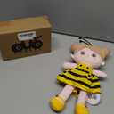 OUOZZZ 12" Soft Baby Doll Toys for 1 + Year Old Girl Gifts, Birthday Gifts for 1 Year Old Girl Christmas Plush Toys Gift for Toddler Kids Yellow Bee Dress