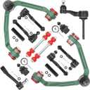 4WD Front End 14pc Suspension Kit for 1997-2003 F150,1997-2002 Ford Expedition,1997-1999 F250, 1998-2002 Lincoln Navigator,Tie Rod Ends Pitman Arm Idler Arm Sway Bar Links Control Arms（14PC)